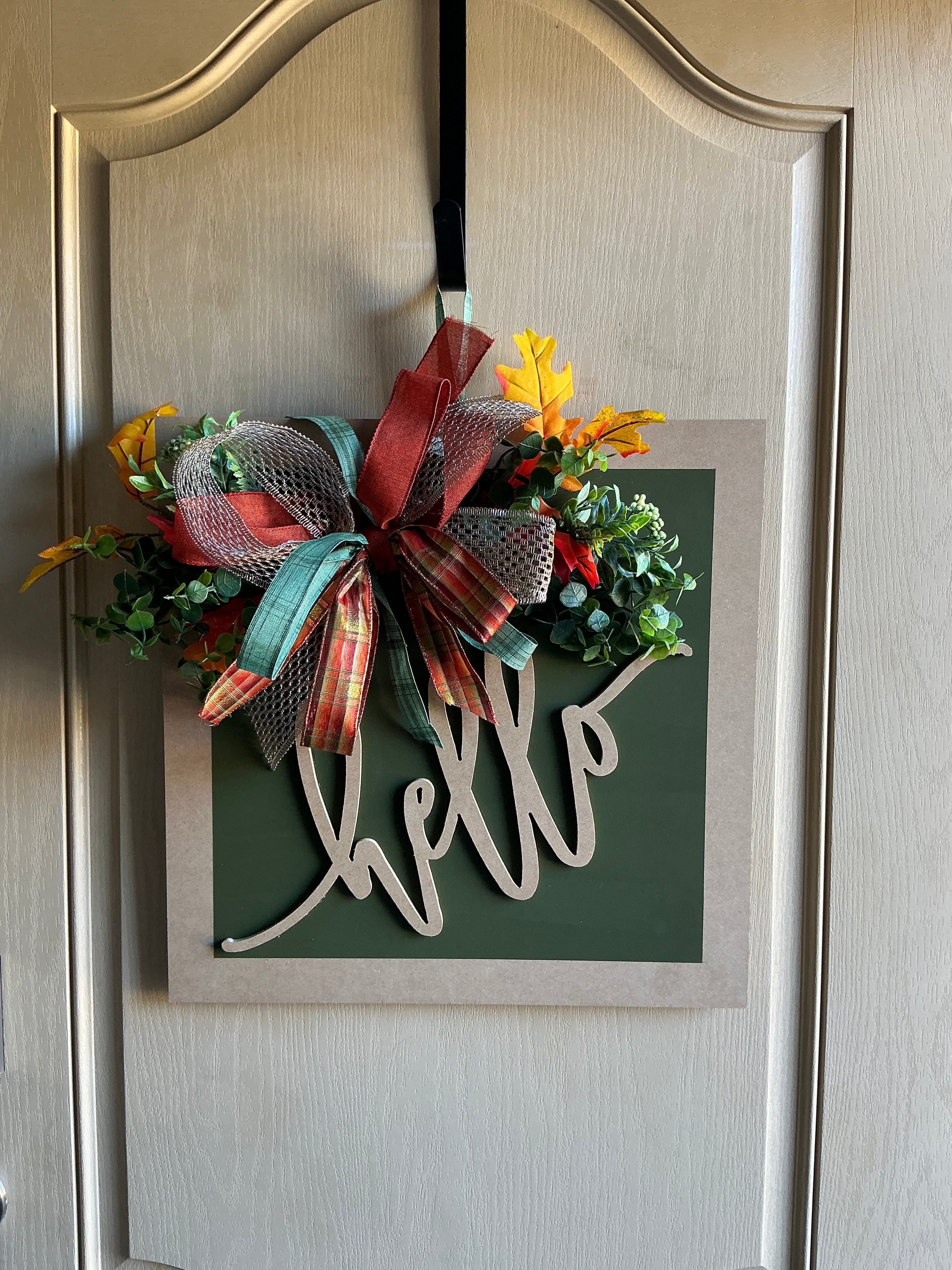 “Hello” Door Hanger